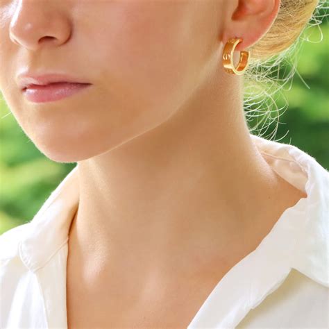 cartier love earrings hoops